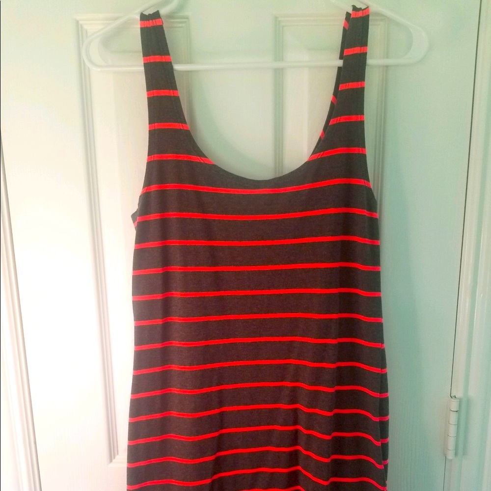 H&M striped bodycon mini dress